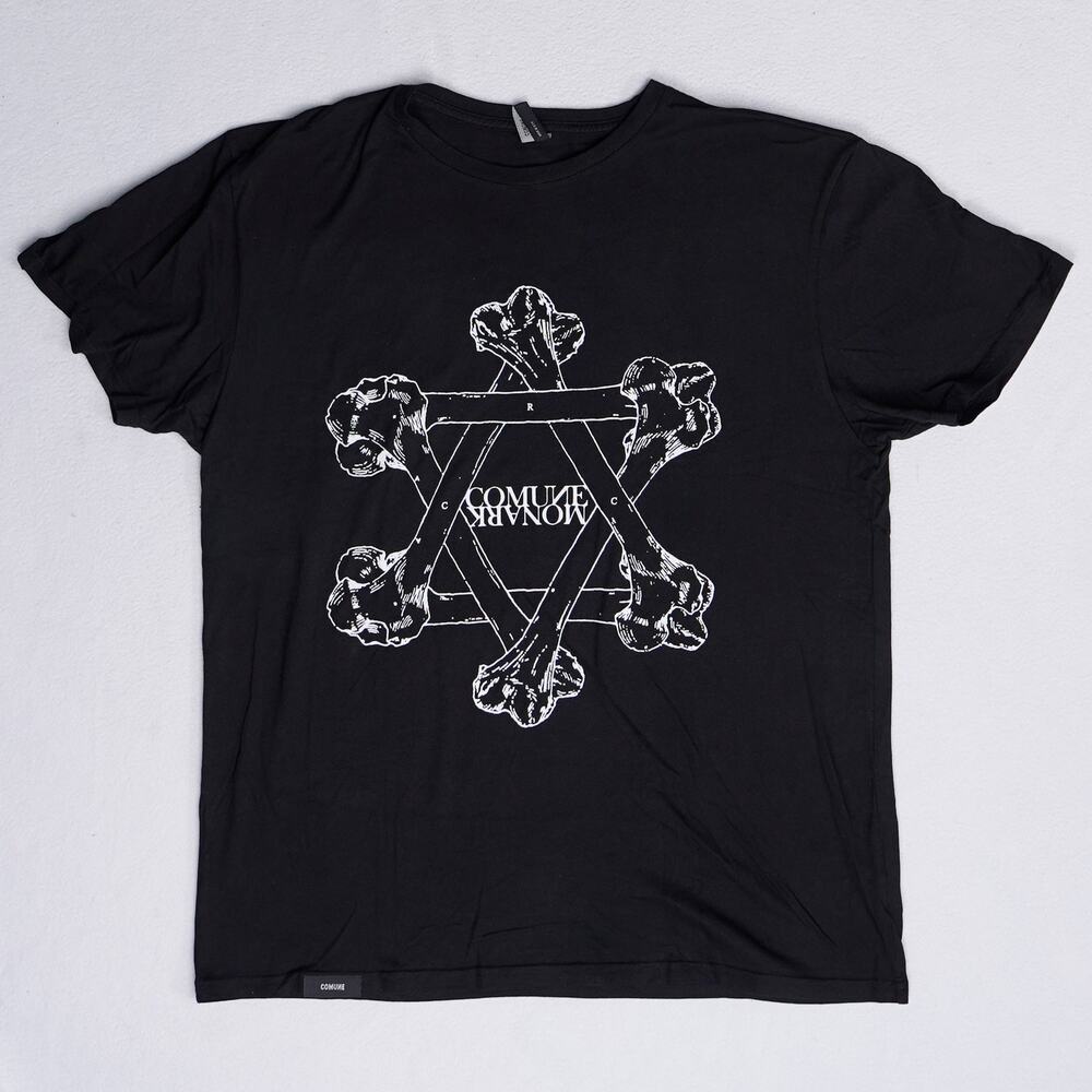 Comune x Monark Bones Star Tee Mens Large Black White Karmaloop Elite NWOT